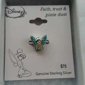 Charm bead Tinkerbell genuine sterling silver